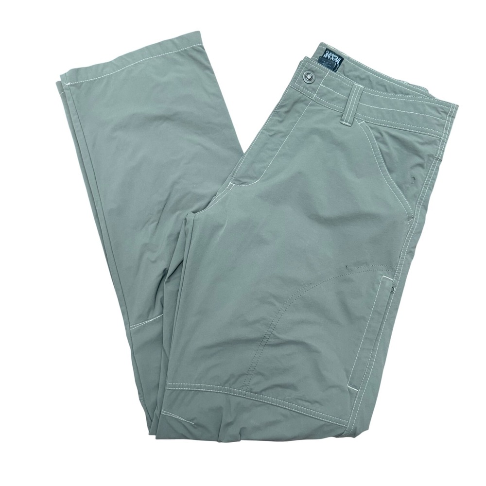 KUHL Renegade Pants Mens 34x34 Green Technical Hiking Outdoor Tufflex Trousers